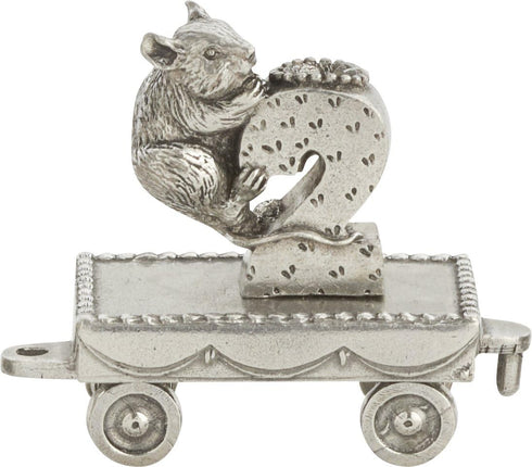 DANFORTH Birthday Train Candleholder (2 - Mouse), Handcrafted, Made in USA