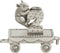 DANFORTH Birthday Train Candleholder (2 - Mouse), Handcrafted, Made in USA