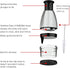 Best Utensils Premium Stainless Steel Chopper and Dicer - Chop Veggies, Herbs, and Nuts with Ease - Black