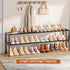 2 Closet LUKYTOWER Extra Long Shoe Rack Tier Shoe Storage Organizer Wide Stackable Shoe Organizer Racks