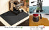 Dark Gray Coffee Mat for Countertops, Absorbent Rubber Mat for Coffee Bar Accessories Under Espresso Machine, 16"x24"