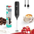 HAUSHOF Powerful Rechargeable Milk Frother, Handheld USB Type-C Electric Foam Maker for Coffee