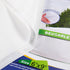 White Polyethylene Tree Bag 9ft x 6ft for Hassle-Free Christmas Tree Removal, Easy Cleanup Tree Disposal Bag Fits Most