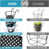 8.66X7.08X6.49 Inch Yardwe Hanging Succulent Planter Flowerpot Holder Stand for Balcony Window Porch Metal Plant Stand