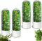 HVECT Herb Keeper for Refrigerator, Herb Saver Cilantro Containers for Refrigerator, Fresh Herb