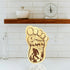 Unique Bigfoot Gifts - Sasquatch Charcuterie Board 12.6" X 7.6" Footprint Cheese Board & Serving Tray for Party Gifts