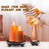 3 5/4/3 Inch Amyhill Pcs Wooden Risers for Display Wood Pedestal Stand Mini Tray Stand Round Wooden Pedestal Holder