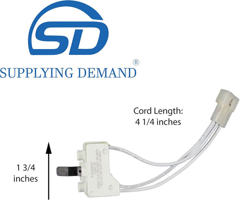 Supplying Demand 3406107 528948 Clothes Dryer Door Switch Replacement 5 Pack