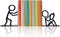 Natrlart Bookends Decorative Metal Unique Office Desk Bookends Cute Book Ends Reading Decor