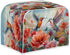 Hummingbird Flower Print Toaster Covers, 2 Slice Wide Slot, Dustproof Floral Protectors, Machine Washable Gift for Women