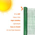 4'x100' 1 100FT Ashman Plastic Mesh Fence, Construction Barrier Netting, Green, Feet, Roll, Garden Fencing, Fences