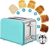 OVENTE 2 Slice Toaster, Extra Wide Slot with 6 Toast Settings, Compact Stainless Steel Countertop Toaster