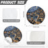 FOR U DESIGNS Set 6 Halloween Drink Coasters - of Water Absorbing Outdoor Table Coasters