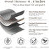 Diatomaceous Earth Bath Mat Rug, Super Absorbent Non Slip Quick Dry Bathroom Mat, 17"x27.5", Grey