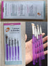 AK ART KITCHENWARE Sugar Cookie Brushes Set, Gum Paste Flower Tools, Fondant Cake Decorating Supplies (Set of 5pcs)