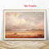 Vintage Desert Painting Desert Sunset Pictures Neutral Landscape Artwork Nature Wilderness Wall Art Desert Landscape Pictures Nature Scenery Posters Cactus Artwork Desert Mountain Wall Art 16x24in No Frame
