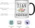 YouNique Designs Will You Be My Godmother Proposal Mug, 11 Ounces, Godmother Gifts from Godchild (Black Handle)