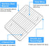 P&P CHEF 4-Piece Baking Cooling Rack Set - Stainless Steel Wire Racks for Oven Use, Healthy & Dishwasher Safe, 9.7 Inch
