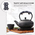 Teapot Handle Holder Cloth - Non Slip Pot Holder Sleeve for Tea Pot Handle, Teakettle Sleeve for Home Kitchen (Blue)