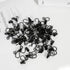 46 Pack HOOSUN Curtain Hooks Clips,S Hooks for Hanging Outside String Lights,Metal Curtain Rod Hooks,Small Light