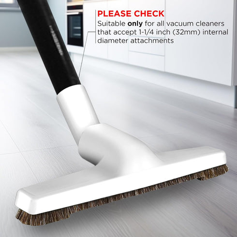 1 inch (1.25'') (32mm) 10 Selgo Hardwood Universal Vacuum Cleaner Floor Brush Inner Diameter with Horse Hair Soft