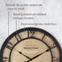 Presentime & Co 10" Farmhouse Series Wall Clock - Vintage Design, Cottage Style, Oil Rubbed Bronze