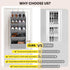 18 Closet Pairs Over the Door Shoe Organizer, Shoe Rack for Door with Large Breathable Pockets, Hanging Shoes Rack