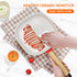 Audecook Electric Hot Pot, 2L Ceramic Glaze Non-Stick Frying Pan, Portable Cooker for Ramen, Steak, Oatmeal, Soup