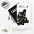 Set 3 Motivational Desk Dcor of Decorative Books for Modern Home Office Decor Shelf Aesthetic Black & White Faux/Fake