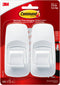 Command 7.5 lb Jumbo Utility Hook, 2 Hooks and 4 Command Strips, Damage Free Hanging Wall Hooks