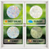 36 Pcs Anti-Collision Window Decals, Rainbow Stickers Circle Window Clings to Save Birds from Collisions