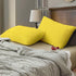 BEDSUM Microfiber Queen Pillowcases Set of 2 - Soft Wrinkle Resistant Pillow Cases with Envelope Closure, 20x30 inches,