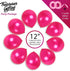 Treasured 36 Metallic Magenta Balloons - Dark & Bright Pink, 12 Inch Latex Balloons