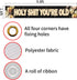 Holy Shit You’re Old Large Banner - Funny Birthday Lawn Sign for 30th to 90th Birthday Party Indoor Outdoor Backdrop