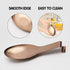 Stainless Steel Rose Gold Spoon Rest for Kitchen Counter, Cooking Utensil Rest, Ladle Holder for Stove Top, Dishwasher
