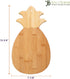 Totally Bamboo Pineapple Shaped Bamboo Wood Cutting Board and Charcuterie Board, 14-3/8" x 7-1/2"