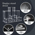 DuvinDD Acrylic Riser Display Stand, 6-Tier Display Riser for Funko POP Figures, Clear Perfume Organizer, Jewelry Risers