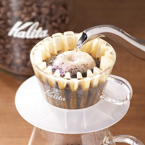 Kalita Glass Dripper WDG-155 05066, Clear Design