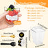 SEIION 111 5oz Pcs Clear Plastic Dessert Cups with Lids & Spoons BPA-Free Appetizer & Parfait Cups for Pudding, Mousse