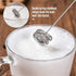 Milk Frother Handheld, Electric Foam Maker with Stainless Steel Whisk, Waterproof Detachable Drink Mixer Foamer, Battery Operated, Hand Drink Mixer Milk Frother for Coffee, Lattes, Cappuccino, Matcha by CNFZLIYUER