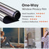Viseeko Window Tint for Home, One Way Reflective Privacy Film, UV Sun Heat Blocking Static Cling, Silver, 17.5 x 78.7 in