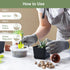4 Packs Oliz Herb Garden Planter Indoor Kit Pots for Indoor/Outdoor Plants Windowsill Plant Pots with Drainage
