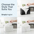Countertop 10.75" 6.5" SimplyImagine Acrylic Paper Towel Dispenser - Open Tray Hand Towel Holder for Multifold, C-Fold