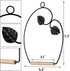 winemana Set of 3 Hummingbird Swings, Rust Resistant Metal Frame, Perfect for Hanging Indoor or Outdoor