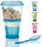 Pogah Cereal On The Go, Cup Container Breakfast Drink Milk Cups Portable Yogurt