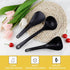 DOERDO 3 Pcs Rice Paddle Spoon, Non-Stick Soup Spoon for Rice Soup Potato Cooking