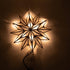 Kurt S. Adler 9.06-Inch UL 10-Light 12-Point Gold Capiz Star Treetop Tree Topper