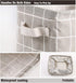 AARAINBOW 3 Packs Storage Basket Bins - Canvas Mini Storage Cubes for Makeup, Toys, Books (3 Gray)