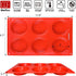 Walfos Silicone Whoopie Pie Baking Pans | Non-Stick Muffin Top Pan Set of 4