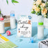 12 1 Roowest Bottle Chug Baby Shower Game Favors Pcs Baby Shower Bottles Favor with Wooden Sign for Gender Reveal Party